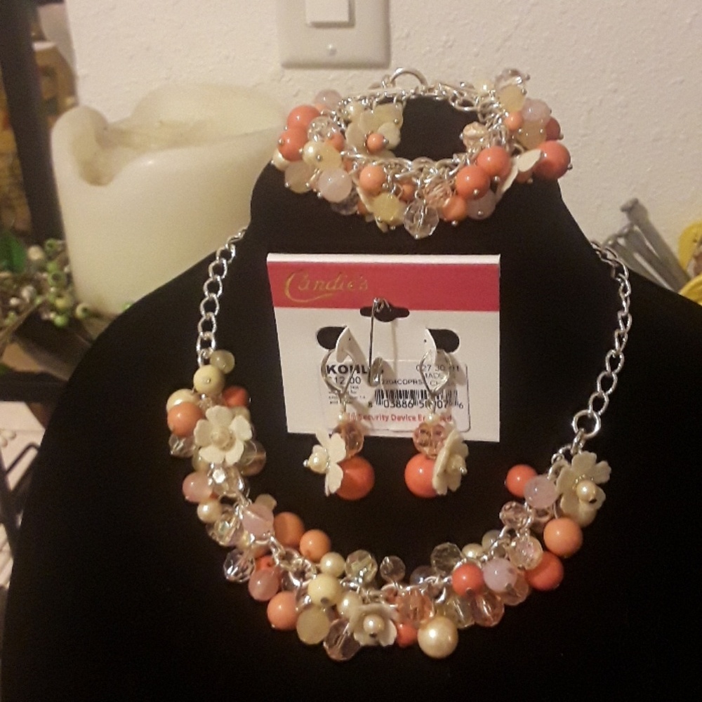 New Candies necklace,bracelet and earring set